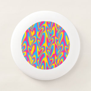 Groovy Trippy Squiggly Quirky Pansexual Pride Wham-O Frisbee
