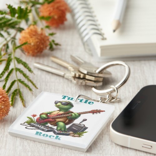 Groovy Turtles Electric Riff Keychain