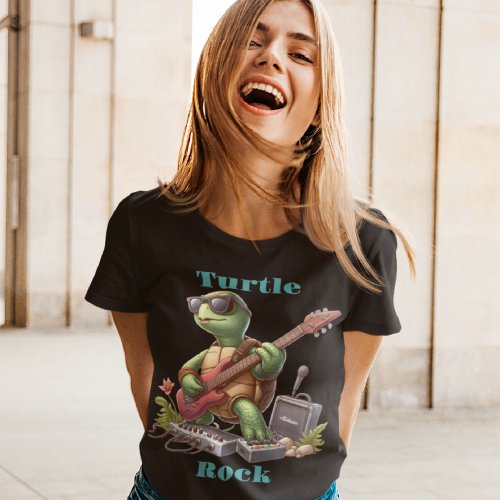 Groovy Turtles Electric Riff T_Shirt