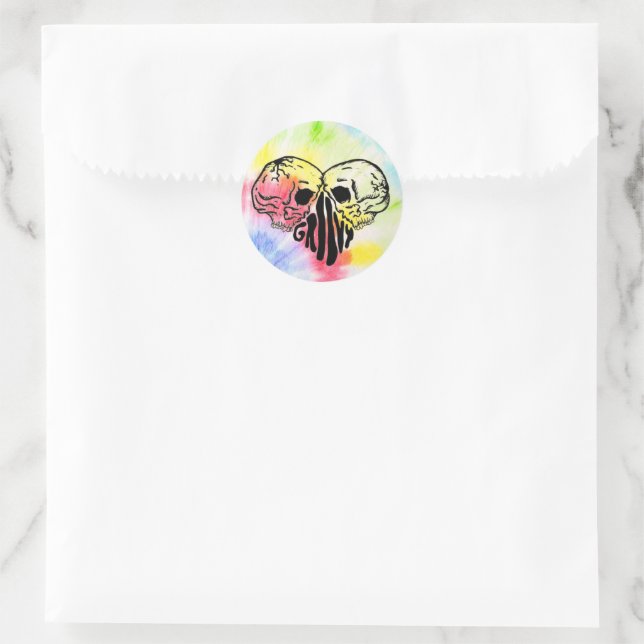 Groovy Tye Dye Sticker (Bag)