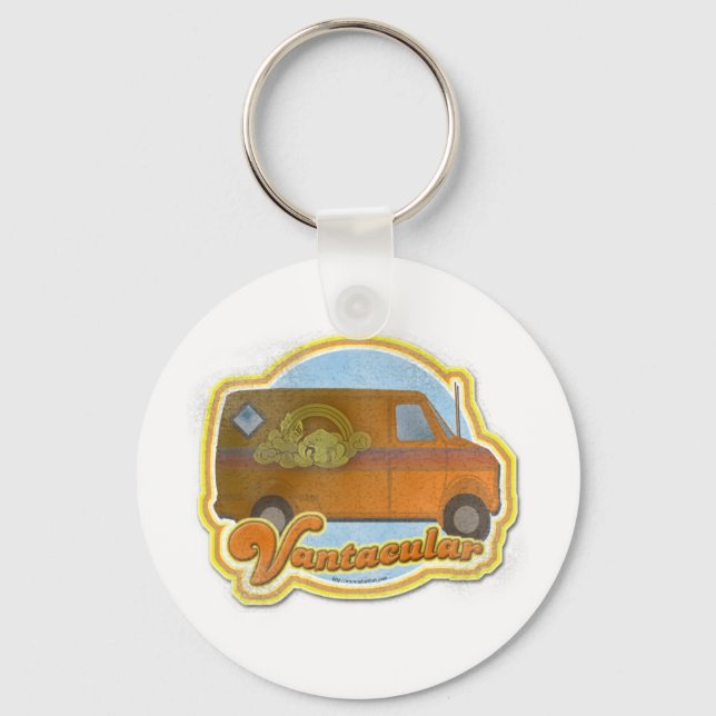 Groovy Vantacular Seventies Van Keychain (Front)