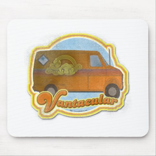 Groovy Vantacular Seventies Van Mouse Pad