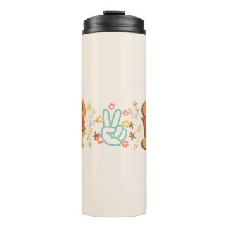 Groovy vibes and Peace Sign Design mug