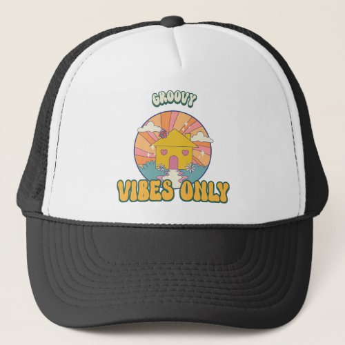 Groovy Vibes Only Trucker Hat