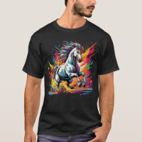 Groovy Vintage Race Horse Pop Art