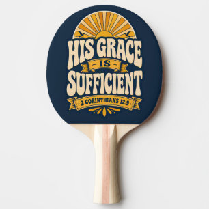 Groovy Vintage Sunrise Faith Sports For Believers Ping Pong Paddle