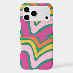 Groovy Wavy Rainbow Aesthetic Pastel Abstract Swir iPhone 17 Pro Max Case