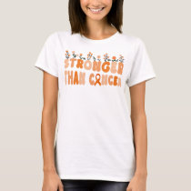 groovy wildflower stronger than kidney cancer T-Shirt