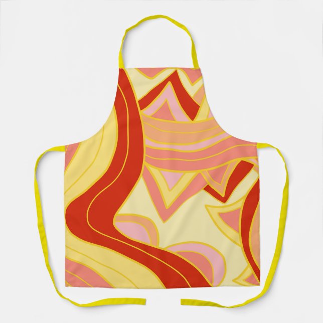 Groovy Yellows Apron (Front)