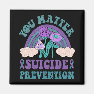 Groovy You 988 Suicide Prevention Awareness  Magnet