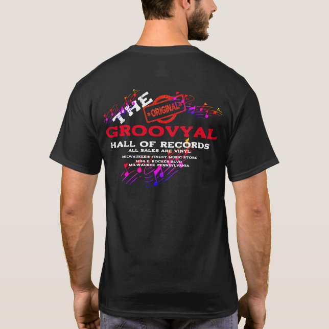 Groovyal Hall of Records T-Shirt (Back)