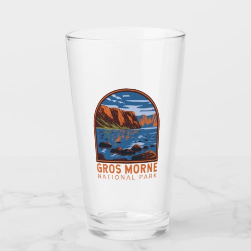 Gros Morne National Park Canada Travel Art Vintage Glass