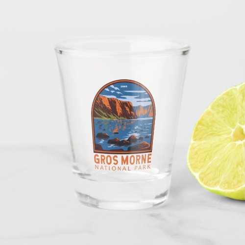 Gros Morne National Park Canada Travel Art Vintage Shot Glass