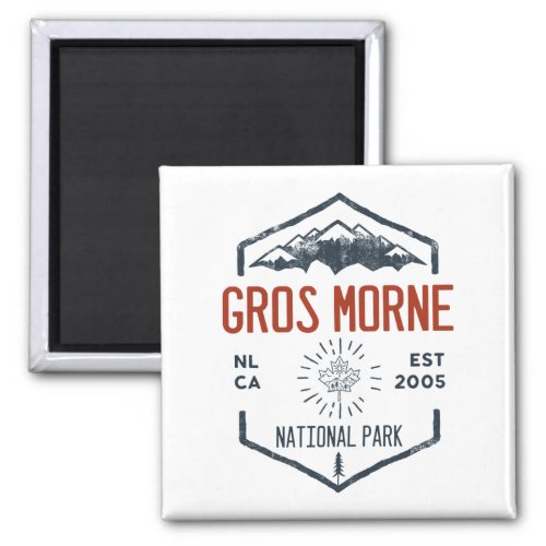 Gros Morne National Park Canada Vintage Distressed Magnet