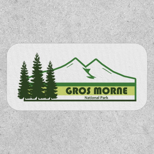 Gros Morne National Park Green Stripes Patch (Front)