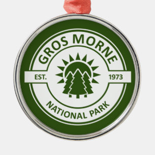 Gros Morne National Park Metal Ornament
