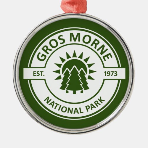 Gros Morne National Park Metal Ornament
