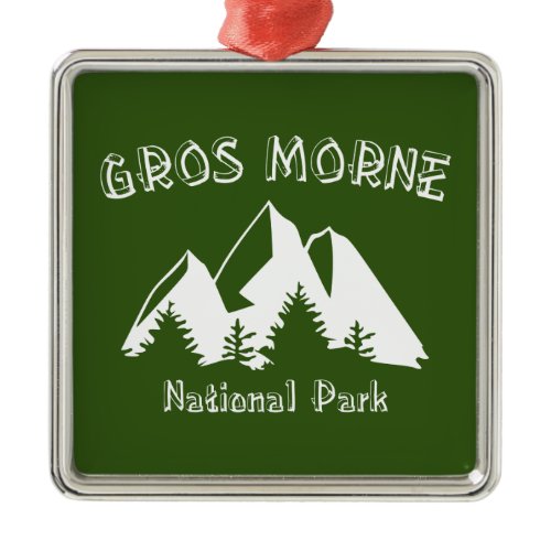Gros Morne National Park Metal Ornament