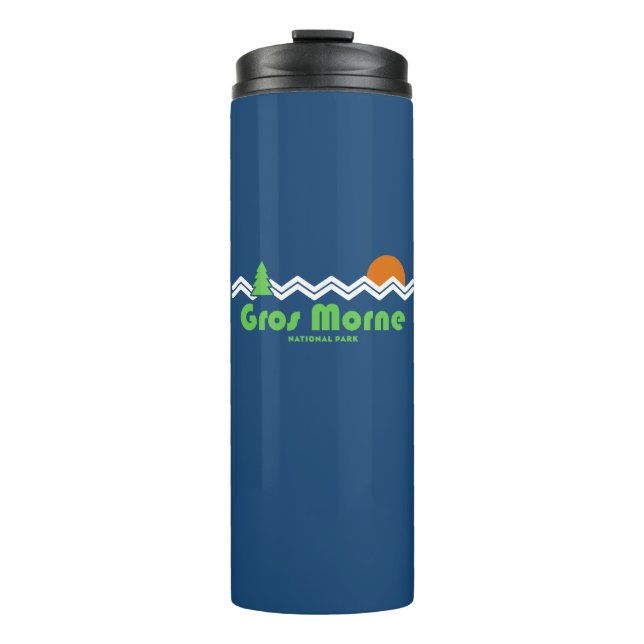 Gros Morne National Park Retro Thermal Tumbler (Front)