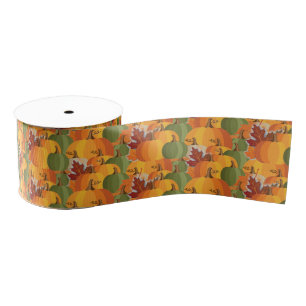 Grosgrain Ribbon-Autumn Harvest Grosgrain Ribbon