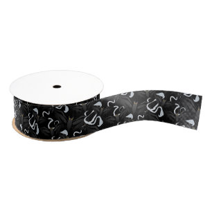 Grosgrain Ribbon-Halloween Bats Grosgrain Ribbon