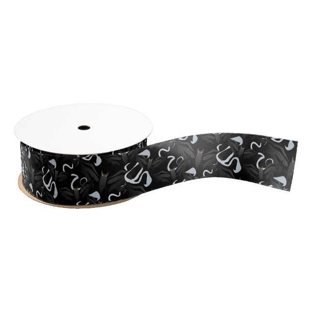 Grosgrain Ribbon-Halloween Bats Grosgrain Ribbon (Spool)