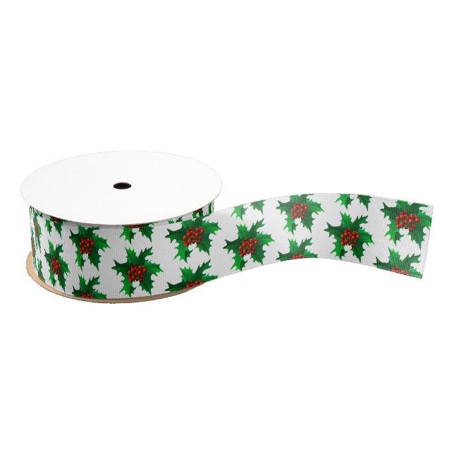Grosgrain Ribbon-Holly Ribbon (Spool)