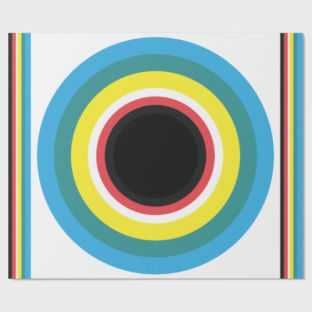 Grosgrain Wrapping Paper - Centerpiece 1 (Flat)