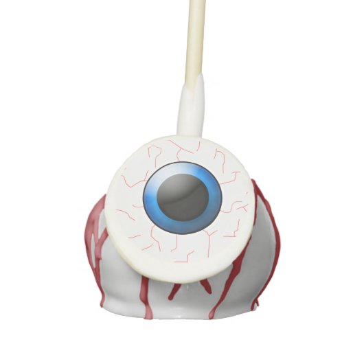 Gross Halloween Party Food Creepy Eyeball Cake Pops (Front)