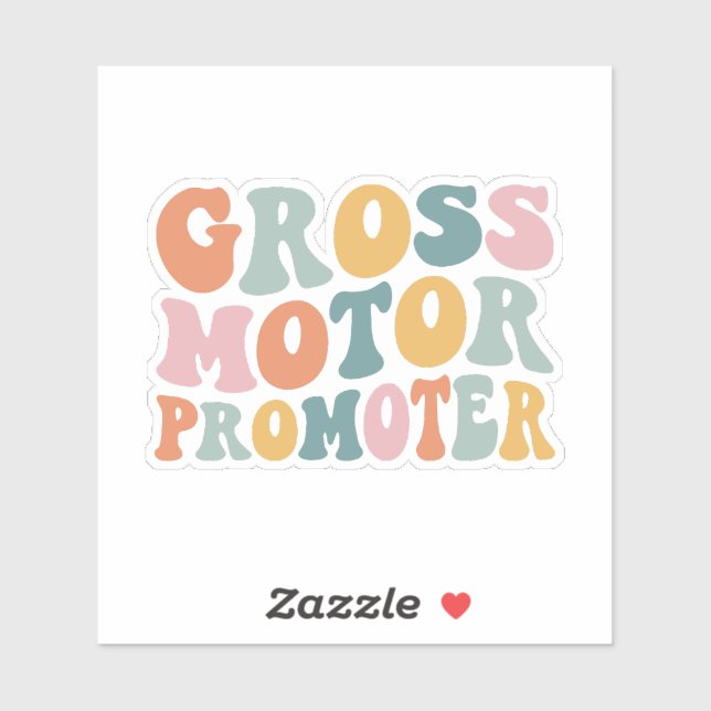 Gross Motor Promoter Sticker (Sheet)