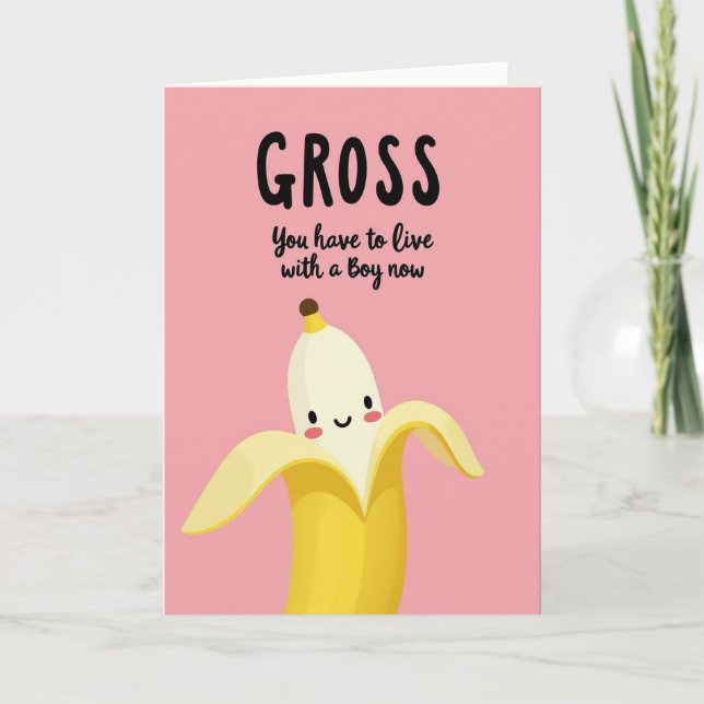 Gross Moving In With Boy Card (Front)