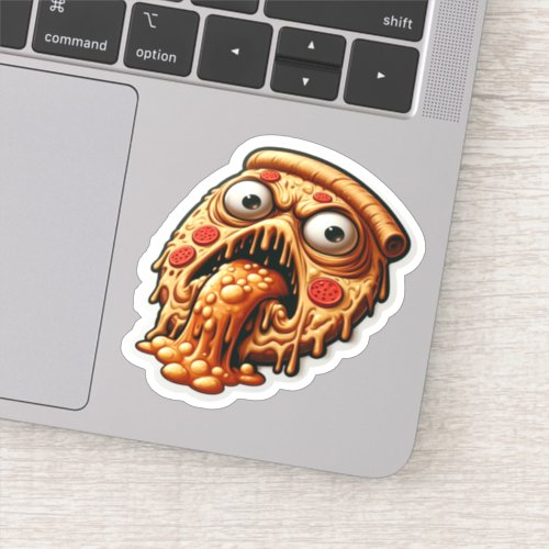 Gross Pizza Slice Sticker