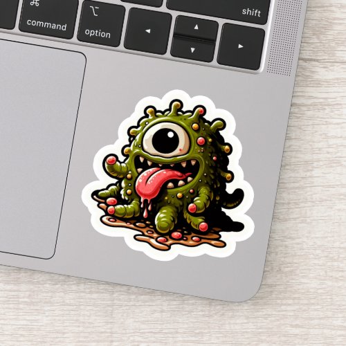 Gross slimy Monster Sticker 