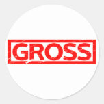 Gross Stamp Classic Round Sticker