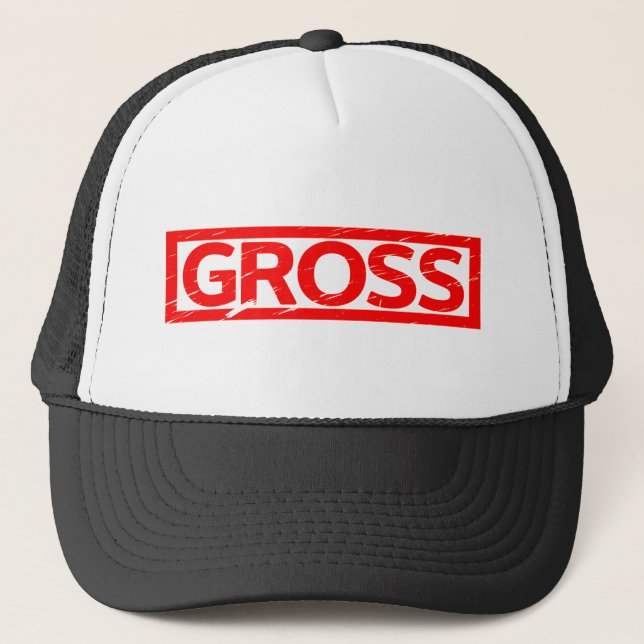 Gross Stamp Trucker Hat (Front)