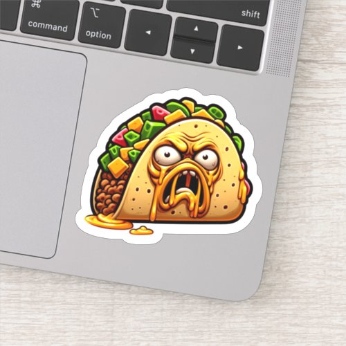 Gross Taco Sticker