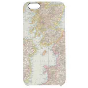 Grossbritannien, Irland - Map of UK, Ireland Clear iPhone 6 Plus Case