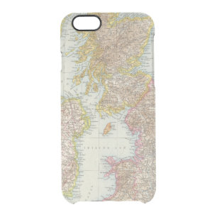 Grossbritannien, Irland - Map of UK, Ireland Clear iPhone 6/6S Case