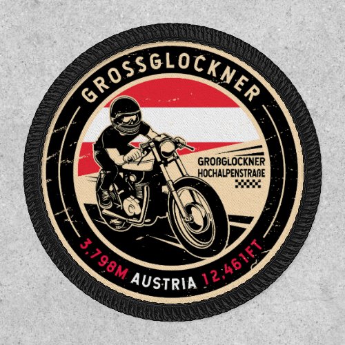 Grossglockner  Austria  Motorcycle Patch
