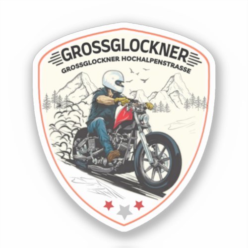  Grossglockner High Alpine Road austrian alps moto Sticker