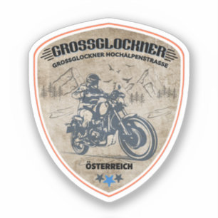 Grossglockner High Alpine Road austrian alps moto Sticker