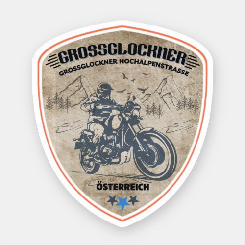  Grossglockner High Alpine Road austrian alps moto Sticker