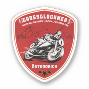  Grossglockner High Alpine Road austrian alps moto Sticker