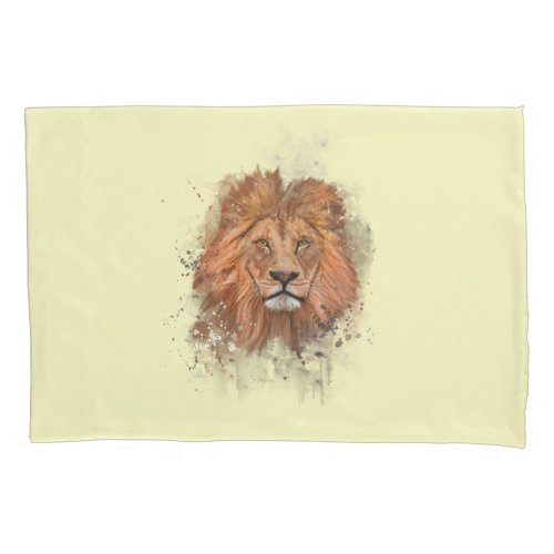 Grokatze Big Cat Lwe lion Pillow Case