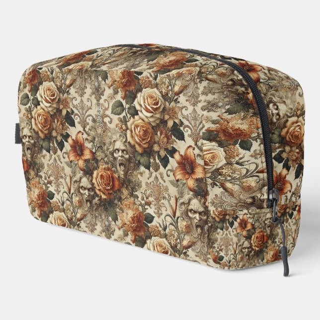 Grotesque Elegance – Gothic Victorian  Dopp Kit (Right Corner)