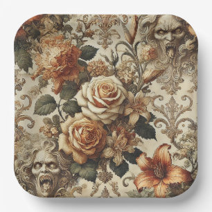 Grotesque Elegance – Gothic Victorian  Paper Plates