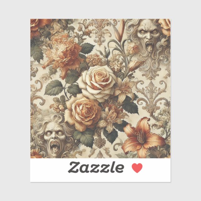 Grotesque Elegance – Gothic Victorian  Sticker (Sheet)