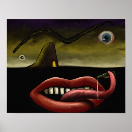 Grotesque _ Surreal Digital Painting Poster 11x14