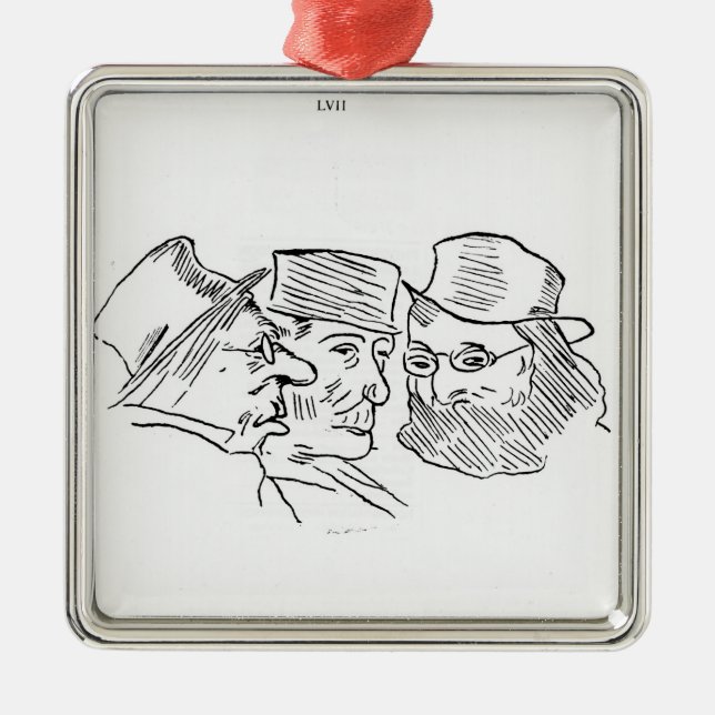 Grotesques Metal Ornament (Front)