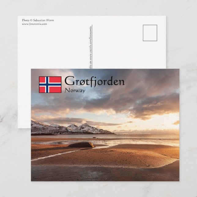 Grotfjorden Norway Postcard (Front/Back)